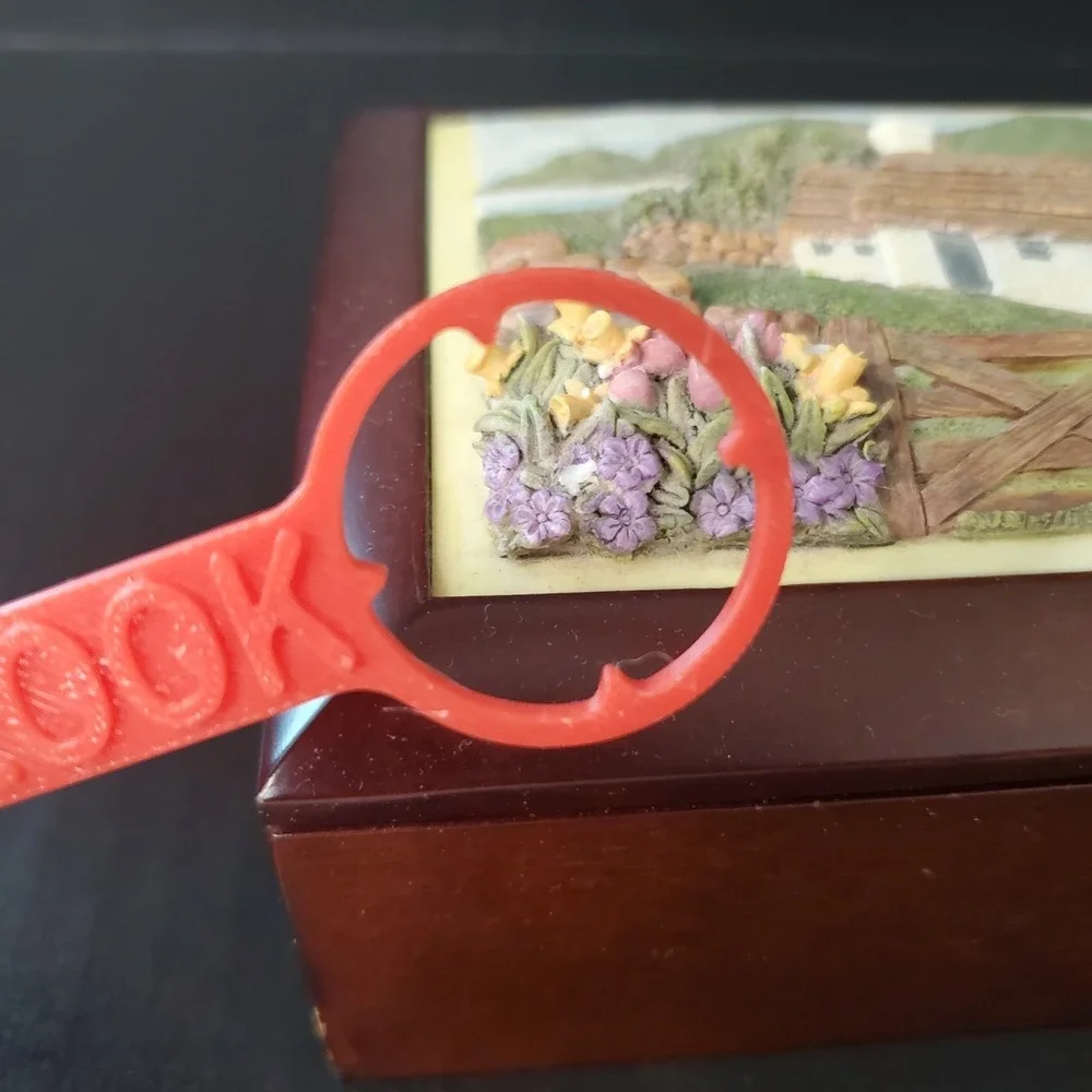 Gift Of Sound 3D Musical Jewelry Box Cottage Garden Jean Everett Minor Flaws